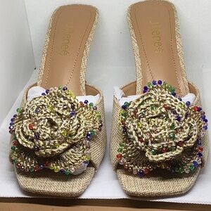 J.RENNE NEW ABALINA HEELS SIZE 8.5M